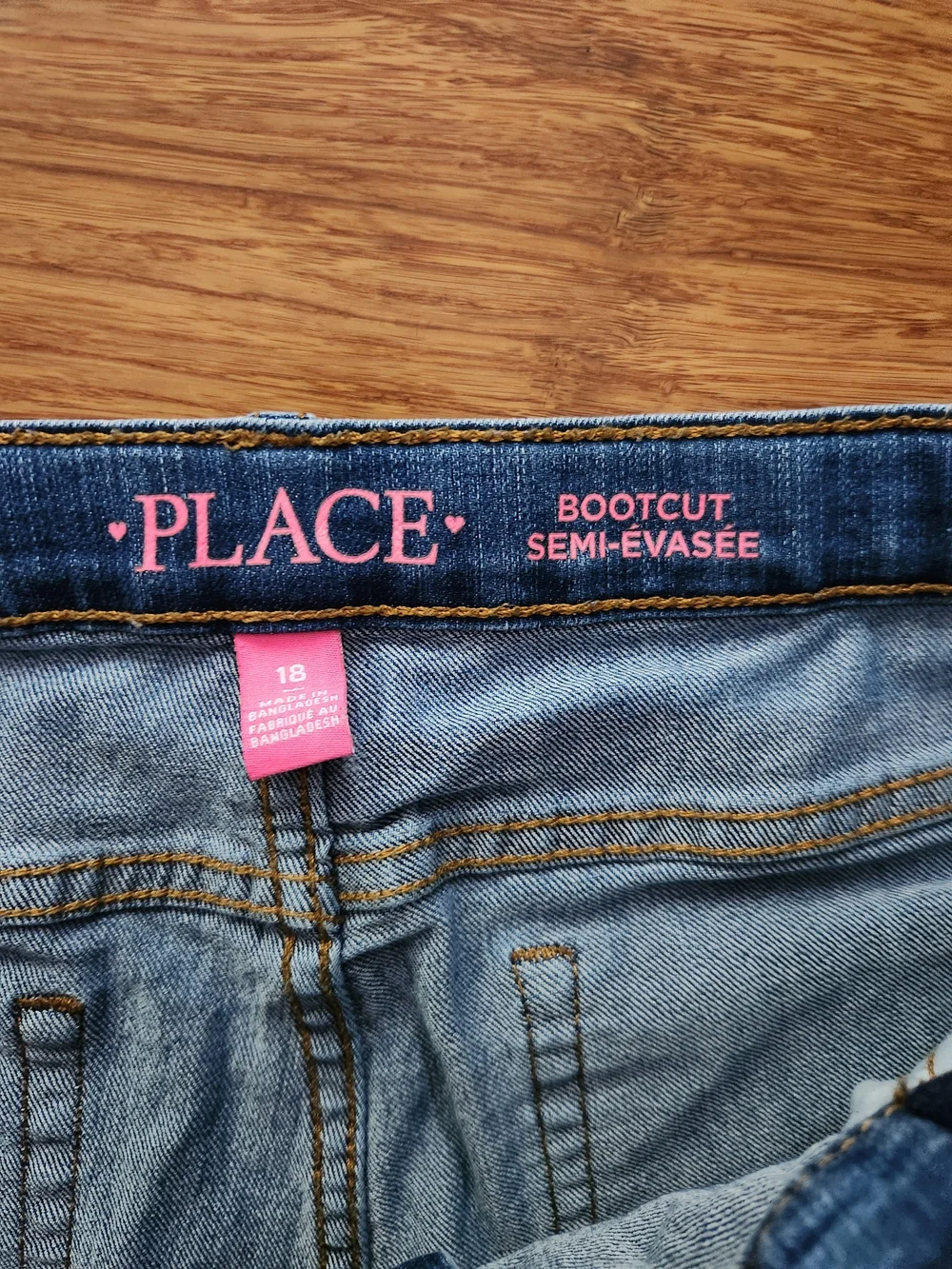 The Children's Place Girl's Bootcut Flare Jeans, Size 18